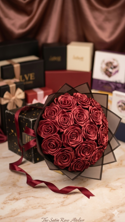 🌹 فخامة تدوم.. لمسات من الستان تعكس هويتك