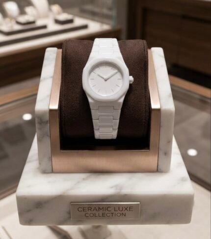 ساعة Ceramic Luxe – أناقة البساطة الفائقة