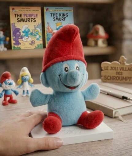 🍄 دمية بابا سنفور (Papa Smurf Plush)